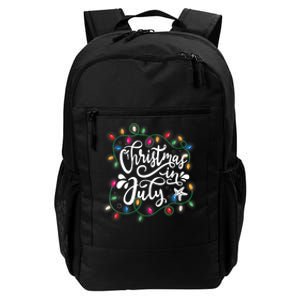 Christmas In July Lights Funny Summer Xmas Men Women Kids Daily Commute Backpack