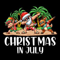 Christmas In July Dabbing Santa Squad Impact Tech Backpack