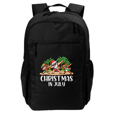 Christmas In July Dabbing Santa Squad Backpack