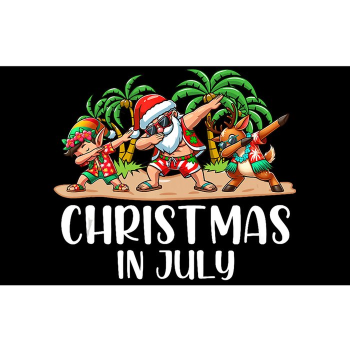 Christmas In July Dabbing Santa Squad Bumper Sticker