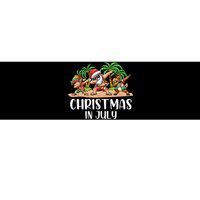 Christmas In July Dabbing Santa Squad Bumper Sticker