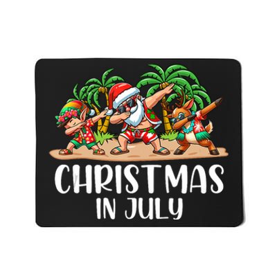 Christmas In July Dabbing Santa Squad Mousepad