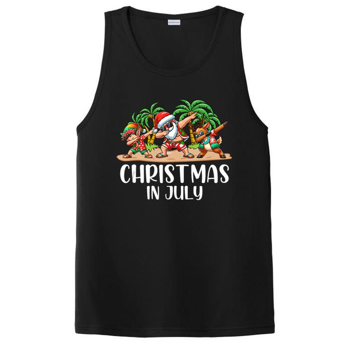 Christmas In July Dabbing Santa Squad PosiCharge Competitor Tank