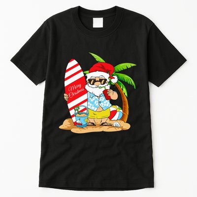 Christmas In July Summer Beach Vacation Tall T-Shirt