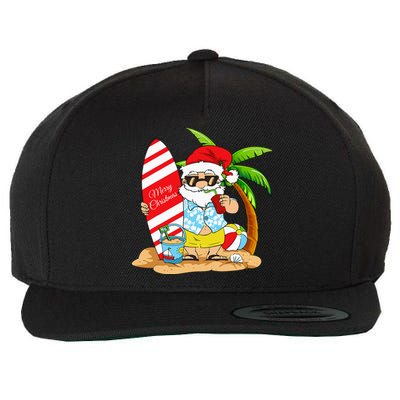 Christmas In July Summer Beach Vacation Wool Snapback Cap