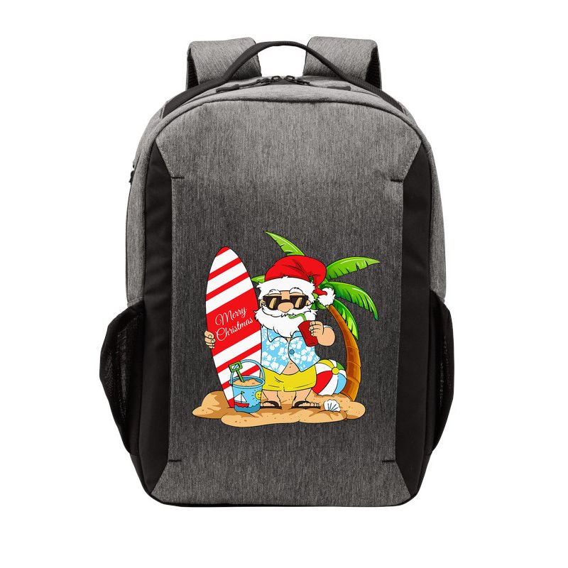 Christmas In July Summer Beach Vacation Vector Backpack
