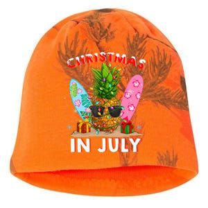 Christmas In July Pineapple Surf Santa Summer Tree Kati - Camo Knit Beanie