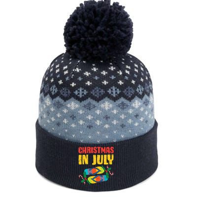 Christmas In July Flip Flops Summer Beach Xmas The Baniff Cuffed Pom Beanie