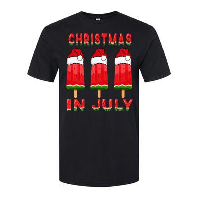 Christmas In July Watermelon Ice Pops Fun Christmas In July Softstyle CVC T-Shirt