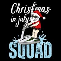 Christmas In July Funny Santa Summer Surf Hawaiian Jet Ski Great Gift Bucket Hat