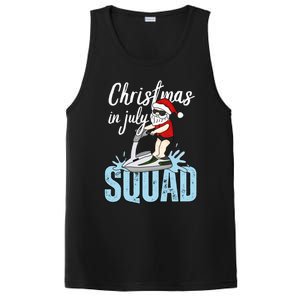 Christmas In July Funny Santa Summer Surf Hawaiian Jet Ski Great Gift PosiCharge Competitor Tank