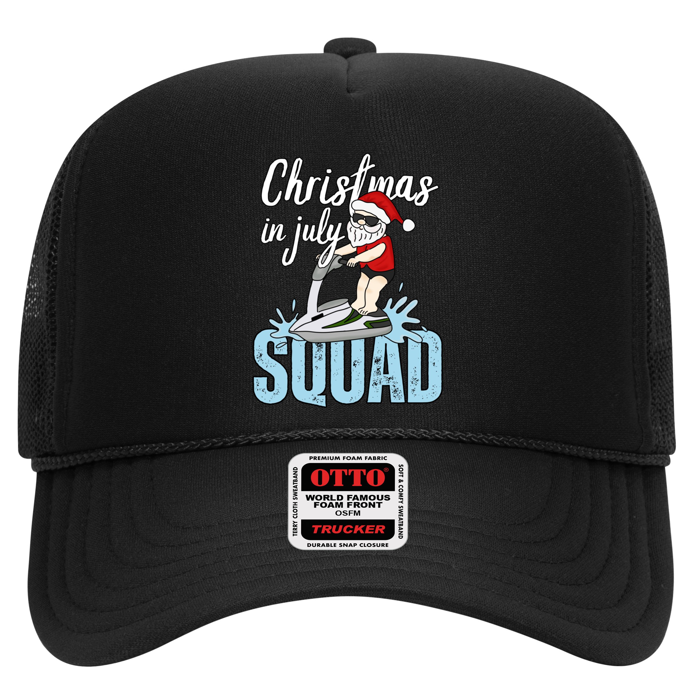 Christmas In July Funny Santa Summer Surf Hawaiian Jet Ski Great Gift Hat