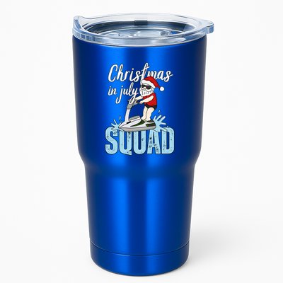 Christmas In July Funny Santa Summer Surf Hawaiian Jet Ski Great Gift Tumbler