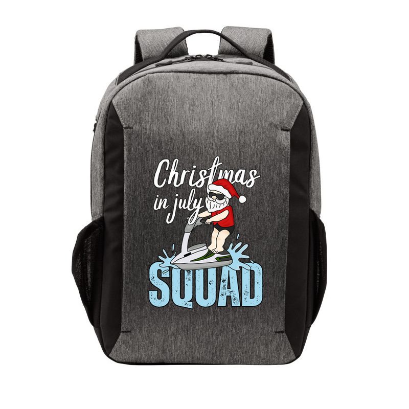 Christmas In July Funny Santa Summer Surf Hawaiian Jet Ski Great Gift Vector Backpack