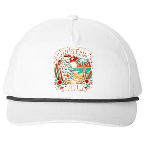 Christmas In July Summer Beach Vacation Xmas Snapback Five-Panel Rope Hat