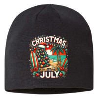 Christmas In July Summer Beach Vacation Xmas Sustainable Beanie