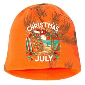 Christmas In July Summer Beach Vacation Xmas Kati - Camo Knit Beanie