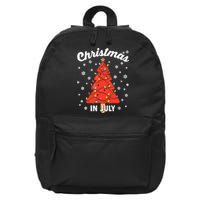Christmas In July Watermelon Popsicle Tree Summer Xmas Party 16 in Basic Backpack