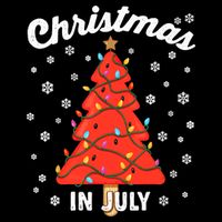 Christmas In July Watermelon Popsicle Tree Summer Xmas Party 16 in Basic Backpack
