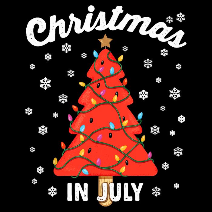 Christmas In July Watermelon Popsicle Tree Summer Xmas Party Short Acrylic Beanie