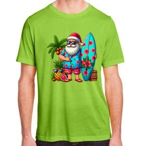 Christmas In July Santa Beach Summer Adult ChromaSoft Performance T-Shirt