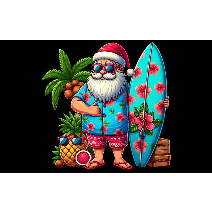 Christmas In July Santa Beach Summer Bumper Sticker