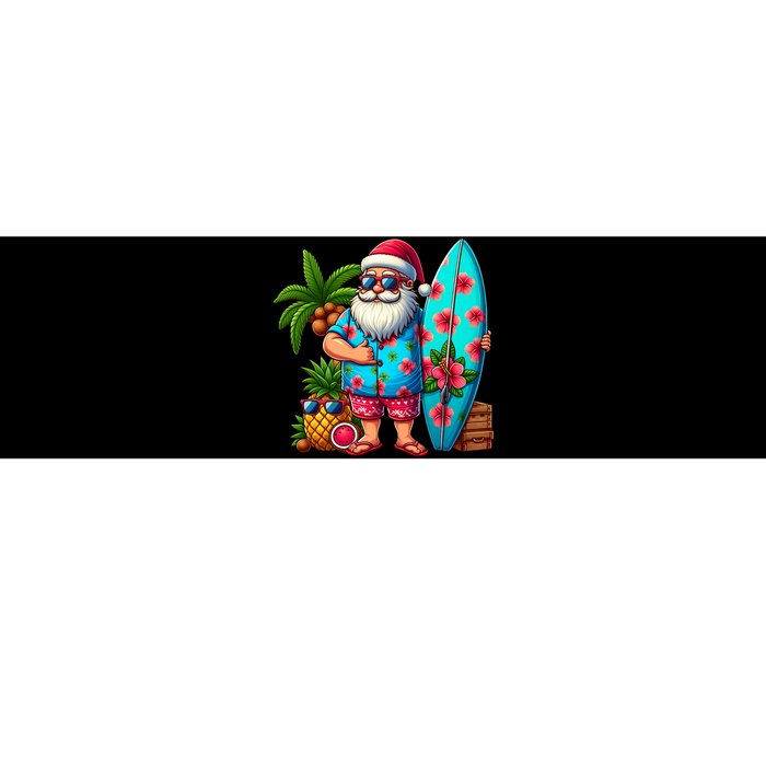 Christmas In July Santa Beach Summer Bumper Sticker