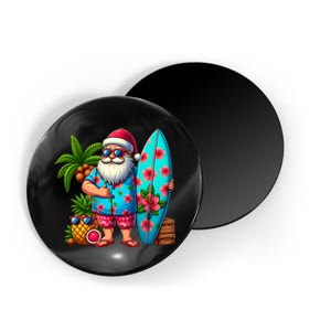 Christmas In July Santa Beach Summer Magnet