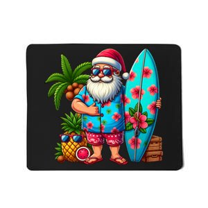 Christmas In July Santa Beach Summer Mousepad