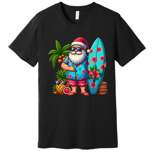 Christmas In July Santa Beach Summer Premium T-Shirt