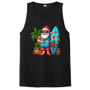 Christmas In July Santa Beach Summer PosiCharge Competitor Tank