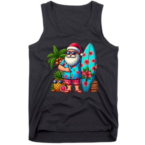 Christmas In July Santa Beach Summer Tank Top