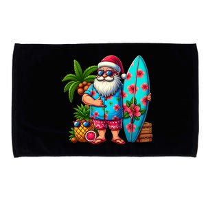 Christmas In July Santa Beach Summer Microfiber Hand Towel