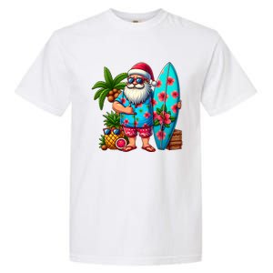 Christmas In July Santa Beach Summer Garment-Dyed Heavyweight T-Shirt