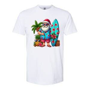 Christmas In July Santa Beach Summer Softstyle CVC T-Shirt