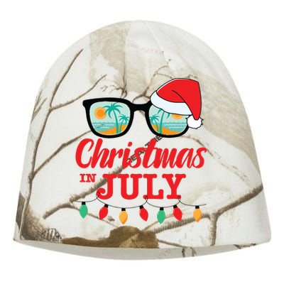 Christmas In July With Sunglasses Santa Hat For Summer Xmas Kati - Camo Knit Beanie