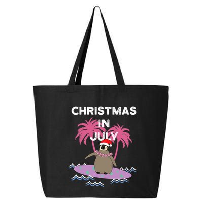Christmas In July Surfer Baby Penguin 25L Jumbo Tote
