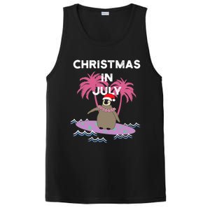 Christmas In July Surfer Baby Penguin PosiCharge Competitor Tank