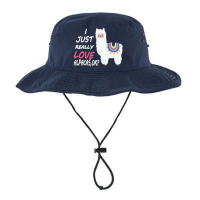 Cute I Just Really Like Alpacas Ok Funny Alpaca Legacy Cool Fit Booney Bucket Hat