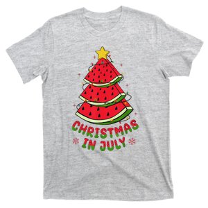 Christmas In July Watermelon Tree Summer T-Shirt