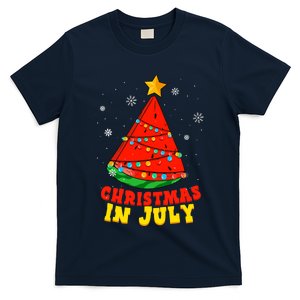 Christmas In July Watermelon Tree Summer Vacation T-Shirt