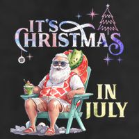 Christmas In July Santa Beach Summer Float Xmas Funny Christmas In July Shirts Adult Drive Performance Visor