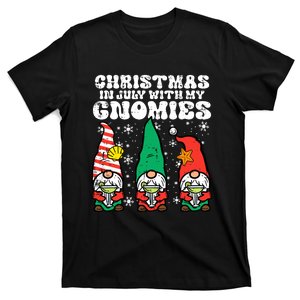 Christmas In July Gnomes Summer Xmas Matching T-Shirt