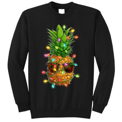 Christmas In July Tropical Vacation Pineapple Sweatshirt