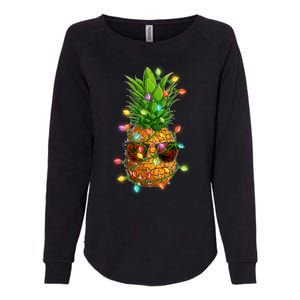 Christmas In July Tropical Vacation Pineapple Womens California Wash Sweatshirt