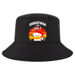 Christmas in July Summers Santa Penguin Cool Comfort Performance Bucket Hat