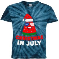 Christmas In July Watermelon Kids Tie-Dye T-Shirt