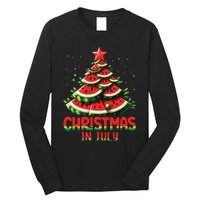 Christmas In July Watermelon Tree Summer Long Sleeve Shirt