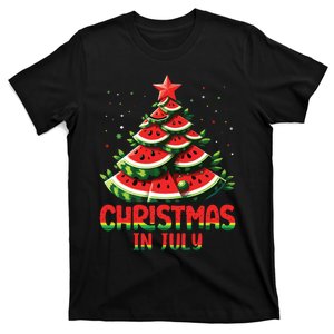 Christmas In July Watermelon Tree Summer T-Shirt