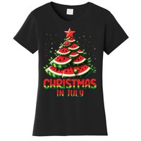 Christmas In July Watermelon Tree Summer Women's T-Shirt